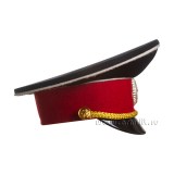 Фуражка сувенирная кадетская с белым кантом диаметр 17 см